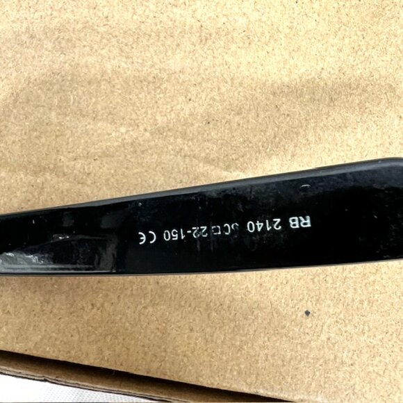 2 Pairs of Ray Ban Sunglasses, 1 x Men's Brown, 1 x Ladie Black  RB 2140 (#9) - Picture 7 of 12